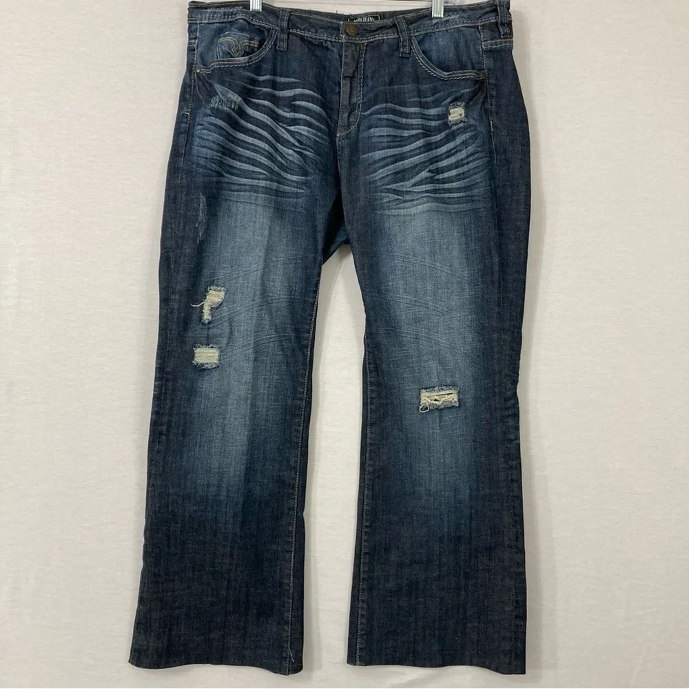 Pepe Jeans Distressed Bootcut Jeans‎ size 20